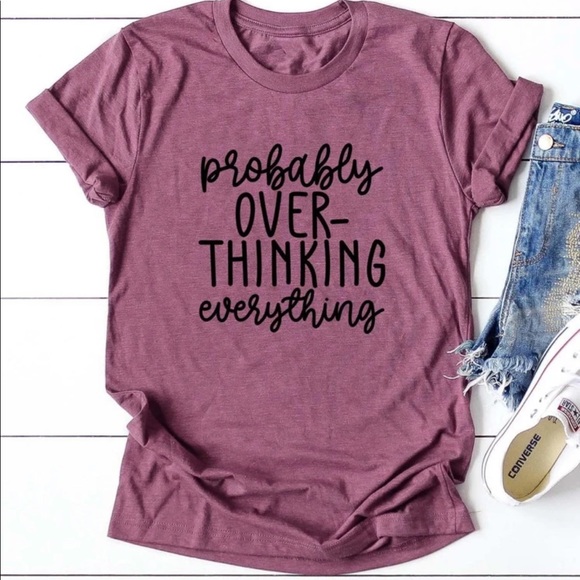 PLUS probably overthinking everything graphic tee - Picture 3 of 7